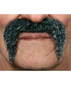 Tomfoolery Facial Hair Mottled Grey Moustache