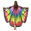 JD Party Giant Rainbow Butterfly Wings Cape Animals