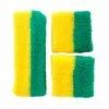 JD Party Hats & Headwear Sweatbands - Green & Gold