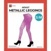JD Party Women's Metallic Leggings - Hot Pink Ladiesc