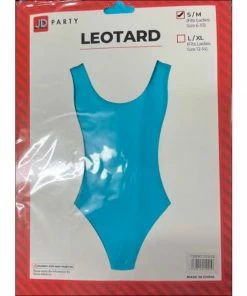 JD Party 80s Leotard Blue