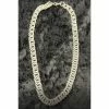 JD Party Big Silver Chain Necklace 1970's