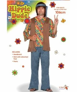 Tomfoolery 1960s Hippie Dude Costume - Dr Toms