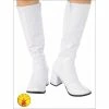 Rubies Go Go Boots White - Adult 1960's