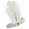 Swedia's 20s Flapper Headband Sequined - White