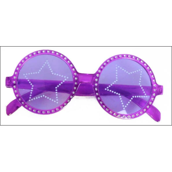 JD Party Glasses Popstar Star - Asst Colors 4 JD Party Glasses Popstar Star - Asst Colors