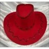 JD Party Fluro Cowboy Hat - Red Hats & Headwear