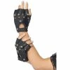 Smiffys Punk Gloves - Studded Punk