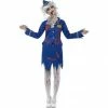 Smiffys Ladies Zombie Air Hostess Costume Ladiesc