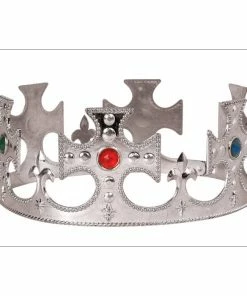 Rubies Hats & Headwear Silver Jeweled Wrap Around Crown - Adult