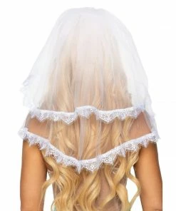 Tomfoolery Leg Avenue Bridal Veil Accessoriesc