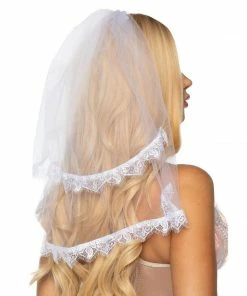 Tomfoolery Leg Avenue Bridal Veil Accessoriesc
