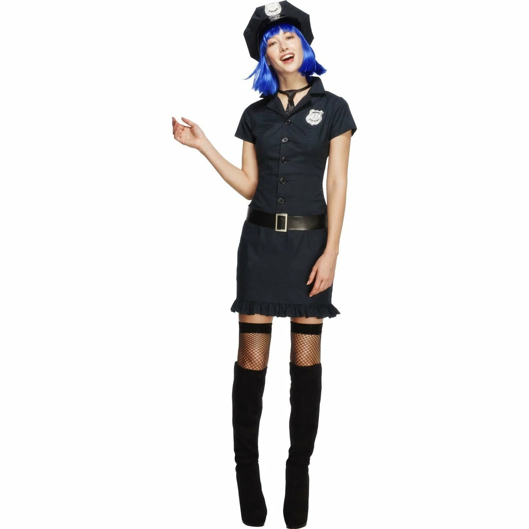 Smiffys Fever Naughty Cop Ladies Costume Occupations & Uniforms 4 Smiffys Fever Naughty Cop Ladies Costume Occupations & Uniforms
