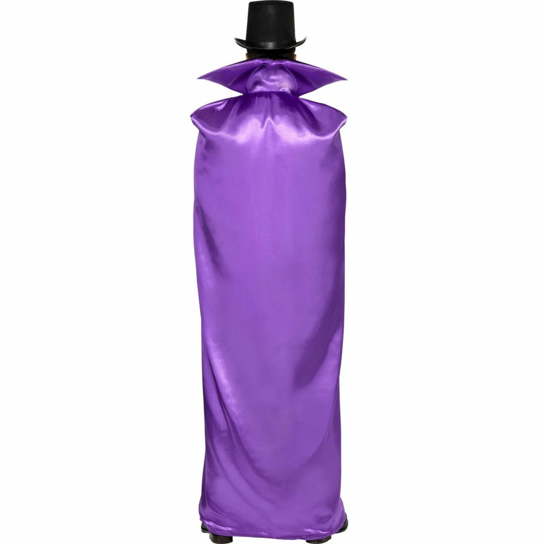 Smiffys Black And Purple Reversible Count Cape 5 Smiffys Black And Purple Reversible Count Cape