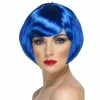 Smiffys Wigsc Blue Short Babe Wig 2 Smiffys Wigsc Blue Short Babe Wig