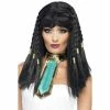 Smiffys Black Cleopatra Wig Medieval & Historical
