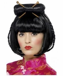 Smiffys Oriental Lady Geisha Wig Around The World