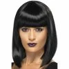 Smiffys Black R'n'B Star Wig