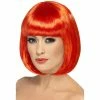 Smiffys 1980's Red Short Bob Partyrama Wig