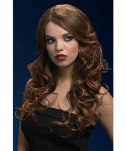 Smiffys Wigsc Light Brown Fever Nicole Wig