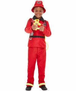 Rubie's Deerfield Red Fire Fighter Boys Costume - Smiffys