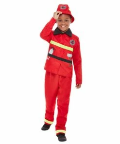 Rubie's Deerfield Red Fire Fighter Boys Costume - Smiffys