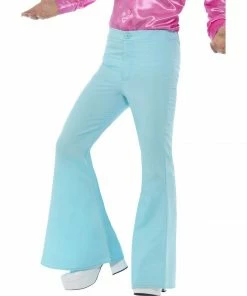 Smiffys Mensc Flared Trousers Blue - Mens