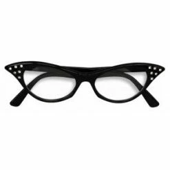 Swedia's 50s Rhinestone Glasses - Black Accessoriesc