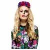 Smiffys Hats & Headwear Day Of The Dead Purple Rose Headband