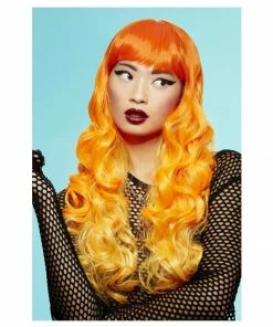 Smiffys Wigsc Manic Panic Psychedelic Sunrise Siren Wig