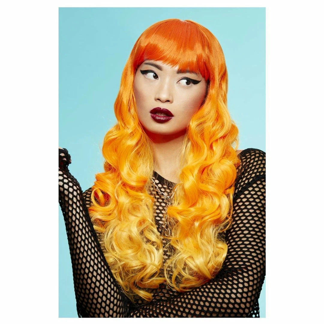 Smiffys Wigsc Manic Panic Psychedelic Sunrise Siren Wig 3 Smiffys Wigsc Manic Panic Psychedelic Sunrise Siren Wig
