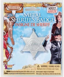 Forum Novelties Accessoriesc Western Sheriff Badge
