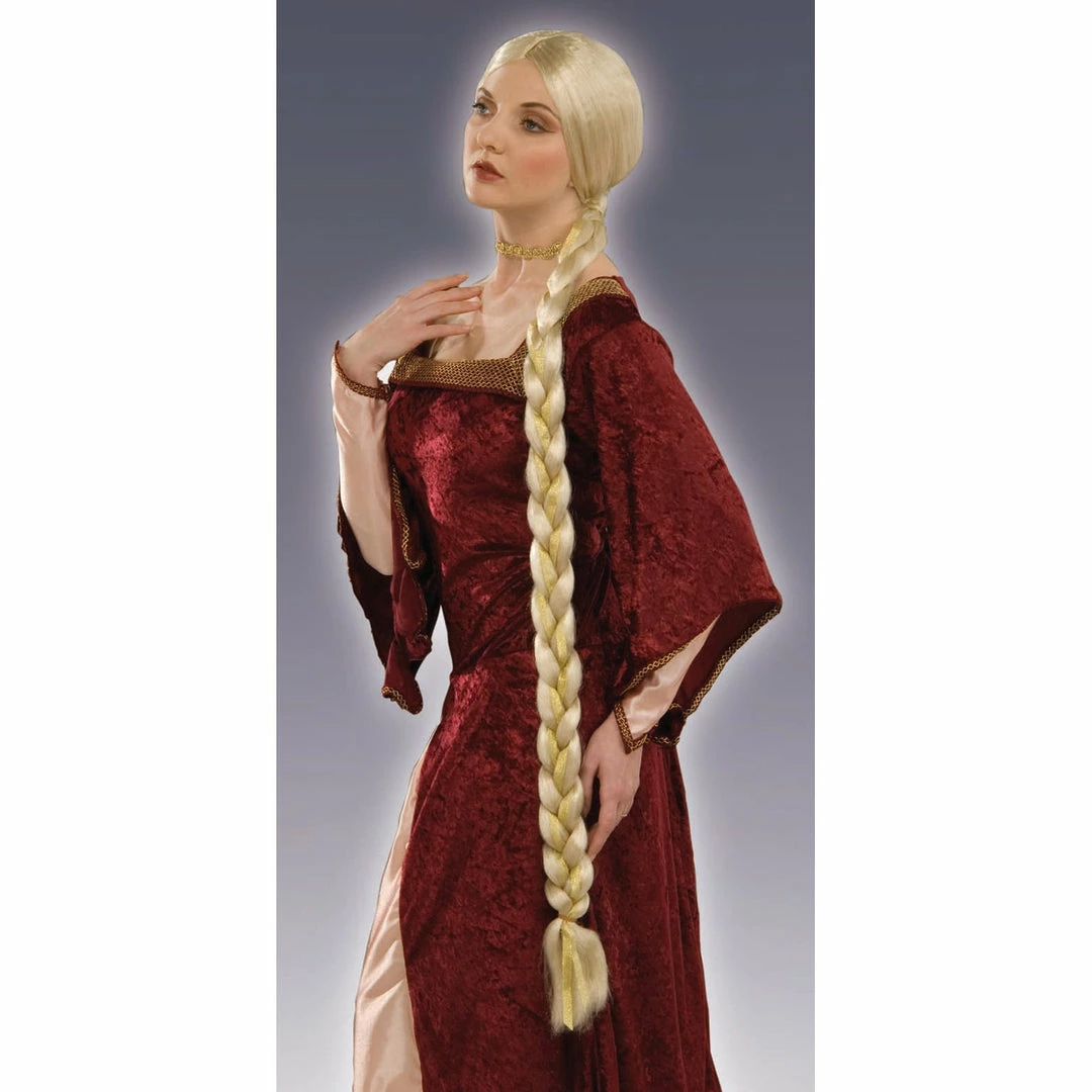 Forum Novelties Long Ladies Braided Blonde Princess Wig Medieval & Historical 3 Forum Novelties Long Ladies Braided Blonde Princess Wig Medieval & Historical