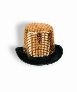 Forum Novelties Gold Sequin Top Hat Clown & Circus Accessories