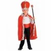 Tomfoolery Girls Costumes Child King Robe & Crown Set - Red