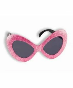 Forum Novelties 60s Groovy Mod Glitter Glasses - Magenta