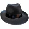 Swedia's Gangster Hat - Black Feltex Accessoriesc