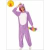 Rubie's Deerfield Purple Unicorn Hooded Onesie Costume - Adult 2 Rubie's Deerfield Purple Unicorn Hooded Onesie Costume - Adult