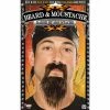 Tomfoolery Biker Black Beard & Moustache Facial Hair