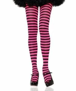 Tomfoolery Striped Tights - Asst Colors - Leg Avenue Accessoriesc