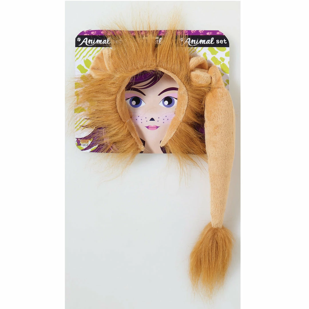 Forum Novelties Lion Ears Headband With Tail 3 Forum Novelties Lion Ears Headband With Tail