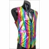 Trademart Shiny Rainbow Waistcoat - Adult Mensc