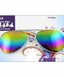 Trademart Reflective Aviator Glasses Festival & Pride
