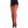 Tomfoolery Dual Color Harlequin Tights - Leg Avenue