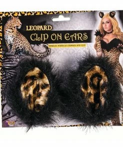 Forum Novelties Leopard Clip On Ears Accessories