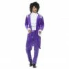 Smiffys Mensc 80's Purple Musician Costume