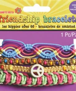 Amscan Groovy 60s Friendship Bracelets - 3 Pack Jewellery