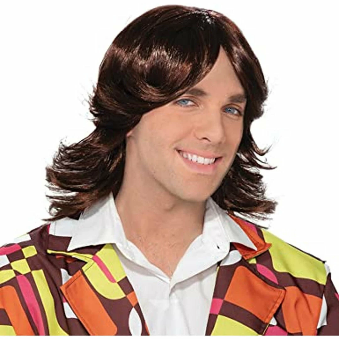 Forum Novelties 1970's 70s Guy - Mens Brown Wig 3 Forum Novelties 1970's 70s Guy - Mens Brown Wig