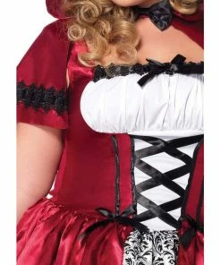 Tomfoolery Gothic Red Riding Hood Plus Size - Leg Avenue Ladiesc
