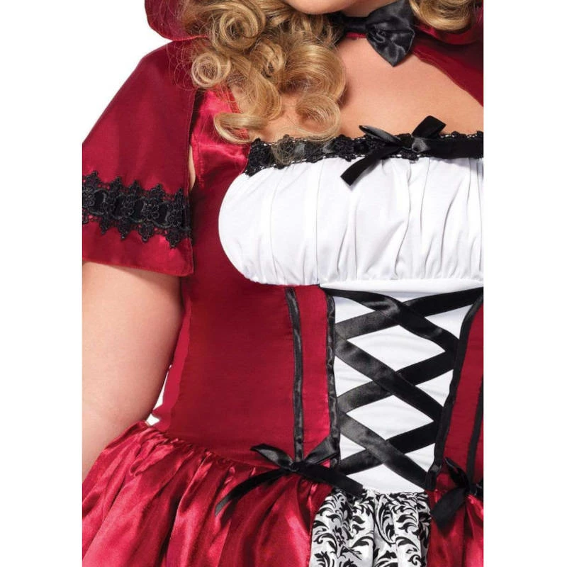 Tomfoolery Gothic Red Riding Hood Plus Size - Leg Avenue Ladiesc 4 Tomfoolery Gothic Red Riding Hood Plus Size - Leg Avenue Ladiesc